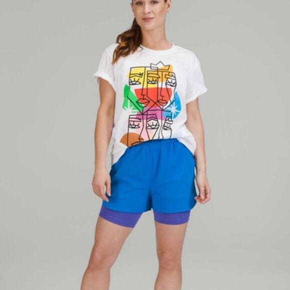 Lululemon All Yours Cotton T-Shirt Pride size 6 - Picture 3 of 9